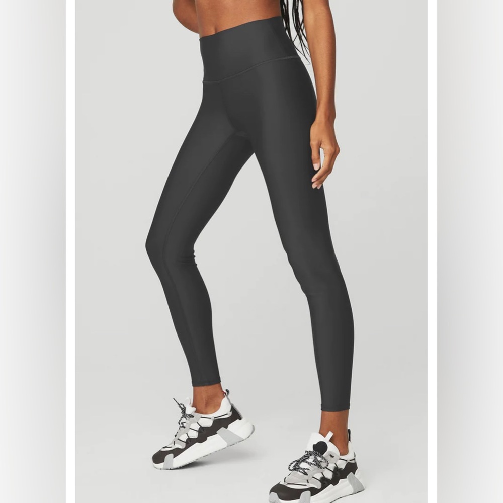ALO YOGA 7/8 High-Waist Airlift Legging in Anthracite, size XS